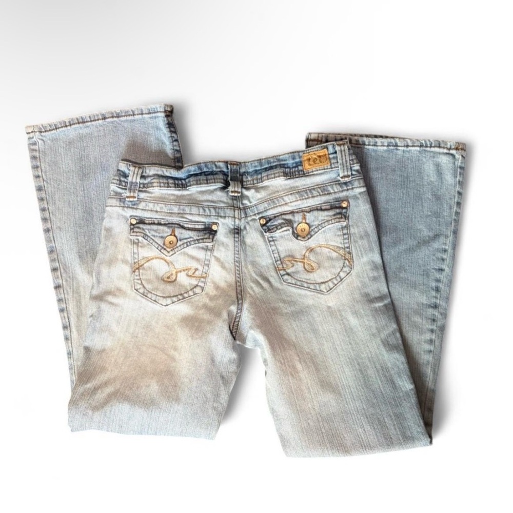 lei light blue bootcut jeans
